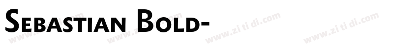 Sebastian Bold字体转换